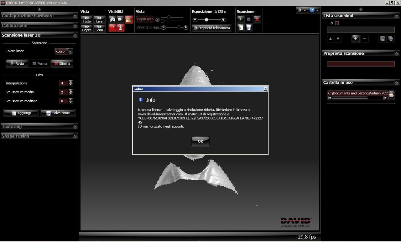 david laser scanner 3 5 keygen software